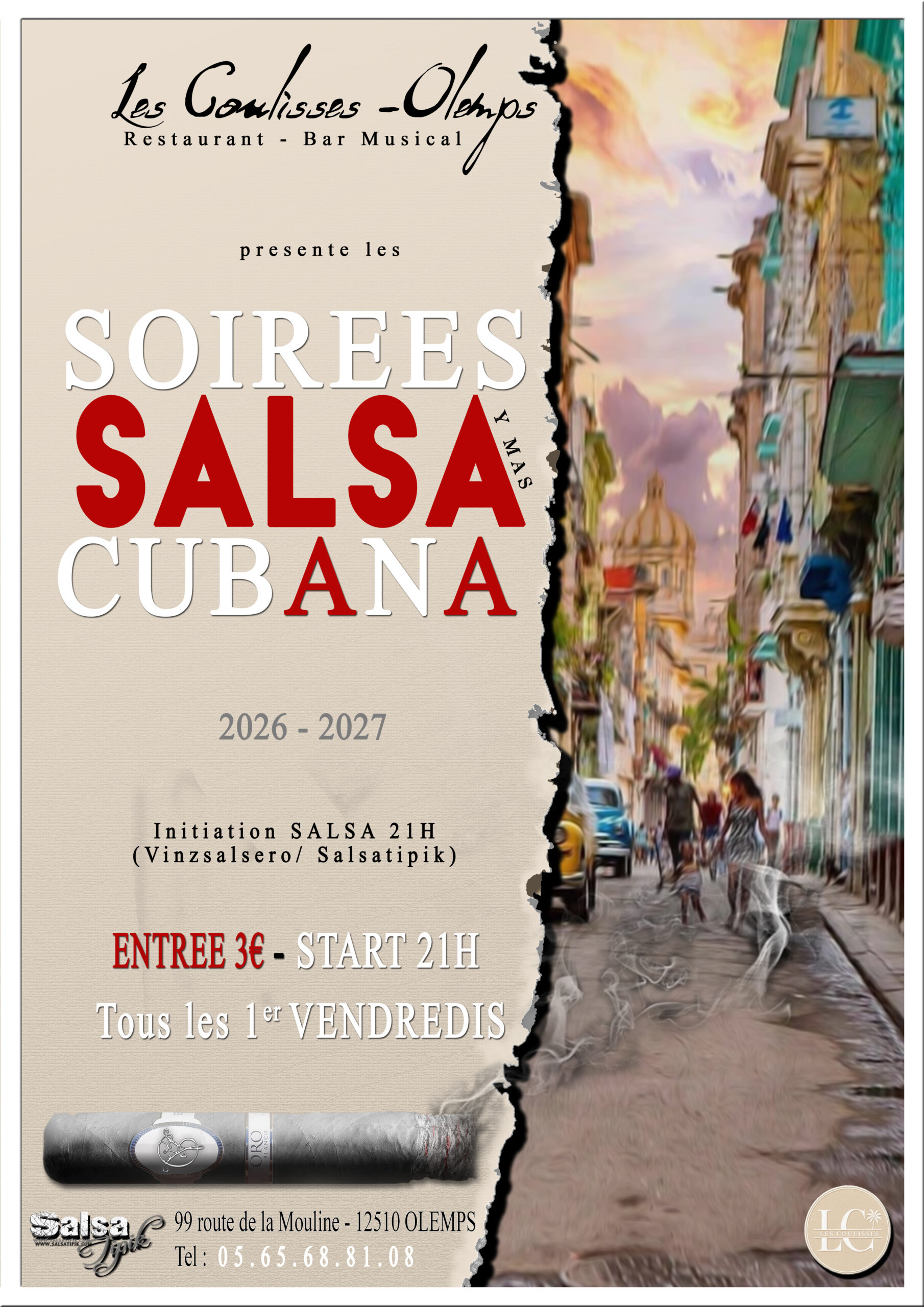 La mensuelle Salsatipik aux Coulisses